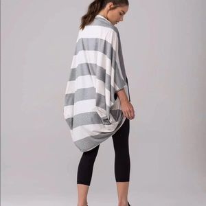 Lululemon Striped Sage Scarf